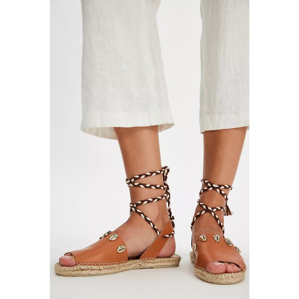 NWOB Free People Wander Wrap Espadrille Sandals